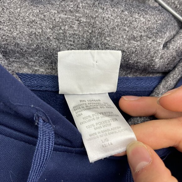 Y2K Montreal Canadiens NHL Hoodie Hockey Men L Activewear Sports Grey / Blue - Picture 6 of 14